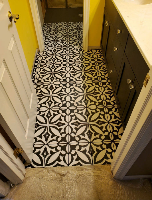 Bathroom Ornate Flooring