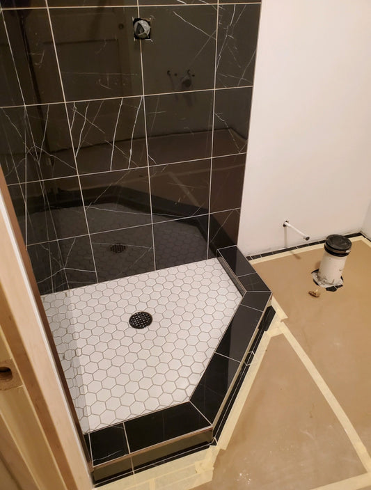 Small Corner Shower Remodel